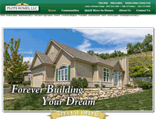 Tablet Screenshot of plotehomes.com